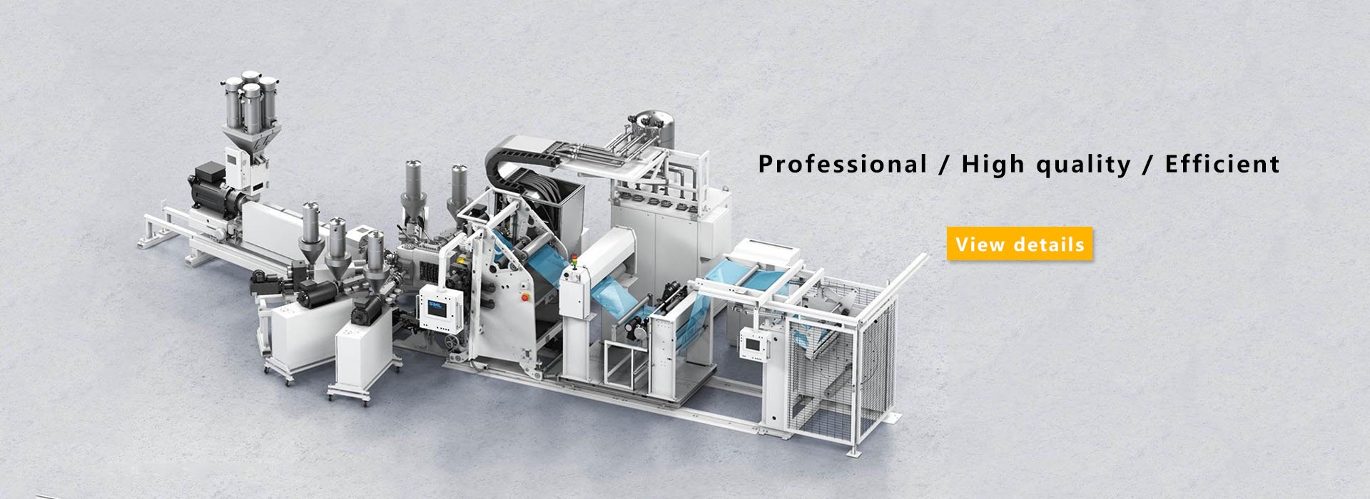 Sheet extrusion equipment